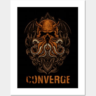 ROCK CONVERGE KRAKEN METAL Posters and Art